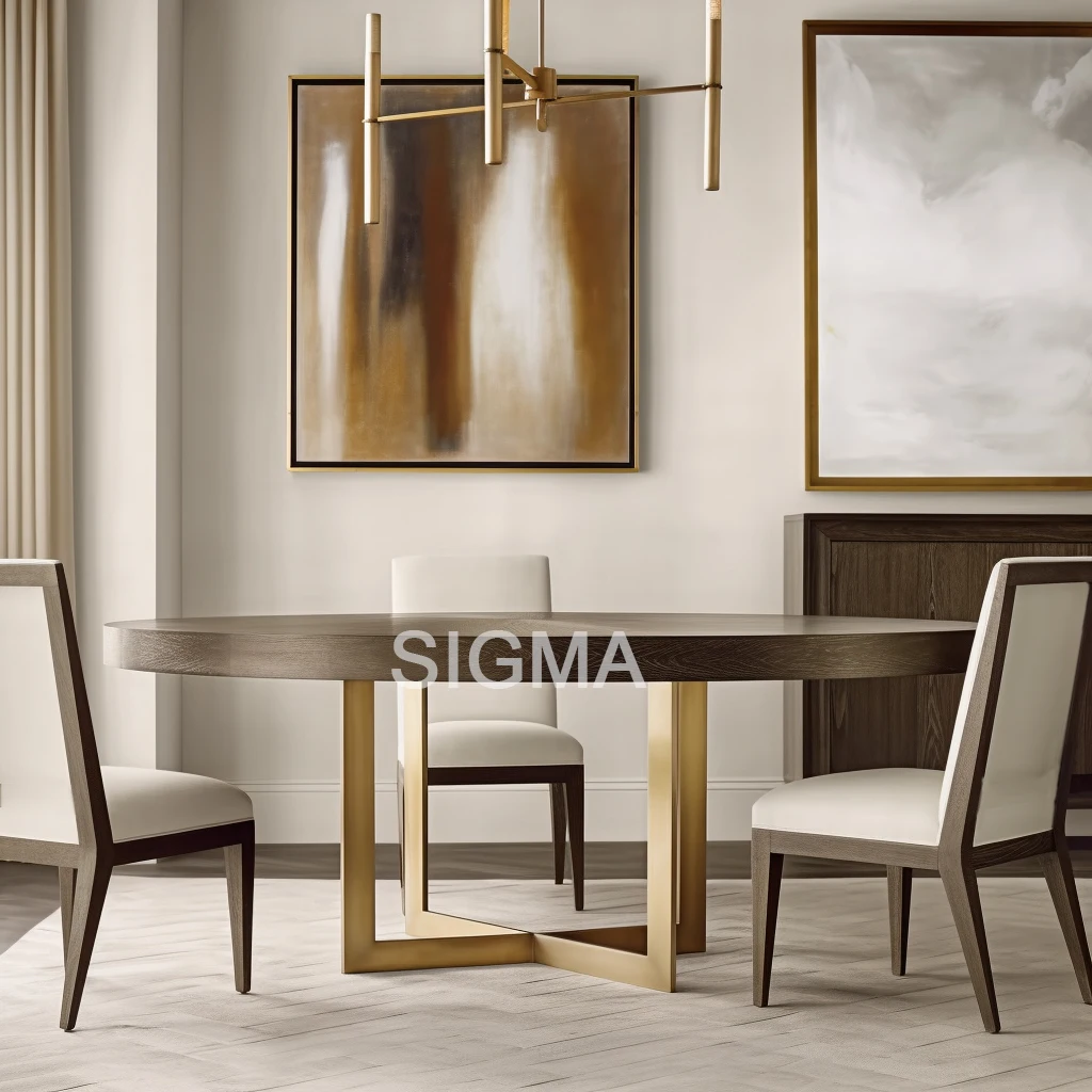 Sigma Modern Minimalist Natural Wood Carved Dining Chair Massage Storage Convertible for Home Schools and Hotels