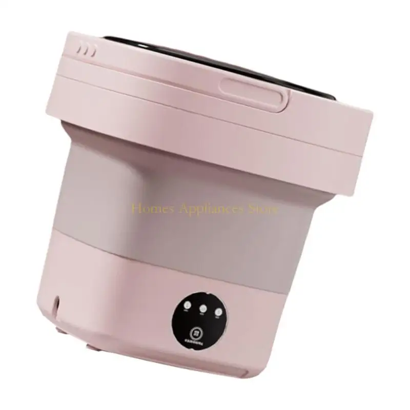 D0AB Comoda lavatrice pieghevole per viaggi e avventure in campeggio Lavatrice leggera con scarico rimovibile