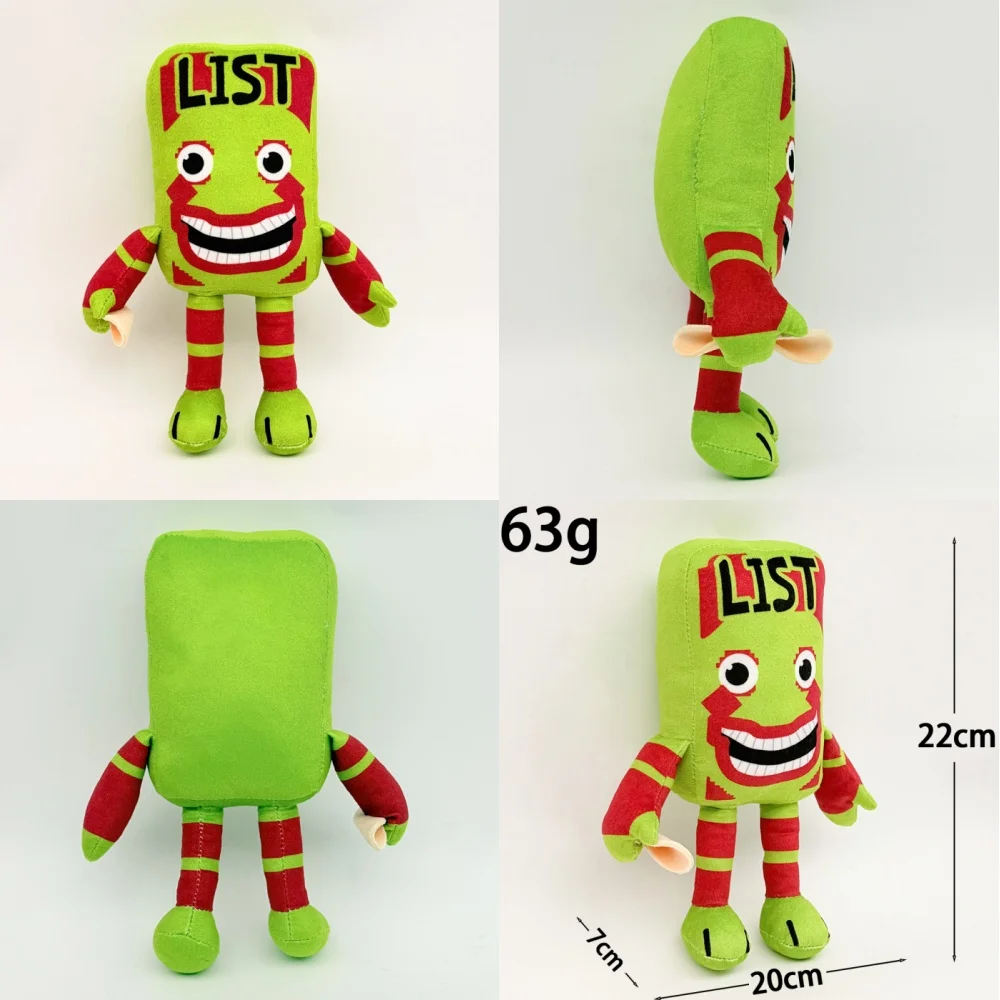 Game Steal A Brainrot Plush Toys Gingerbread 9 Job Man LIST Brainrot Winged Question Block TV Man Anime Doll Children Present