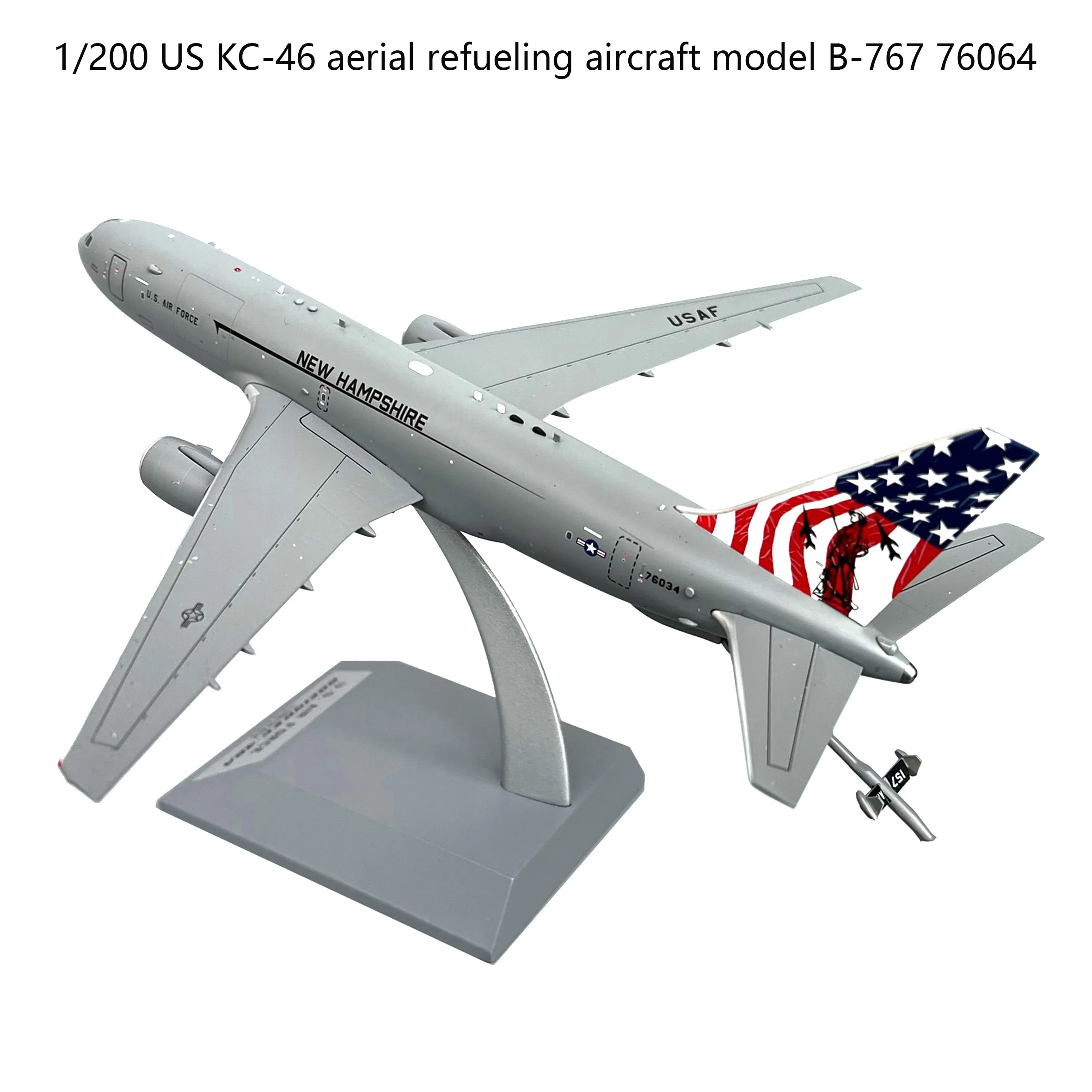 B-M 1/200 US KC-46 aerial refueling aircraft model B-767 76064  Alloy finished product collection model