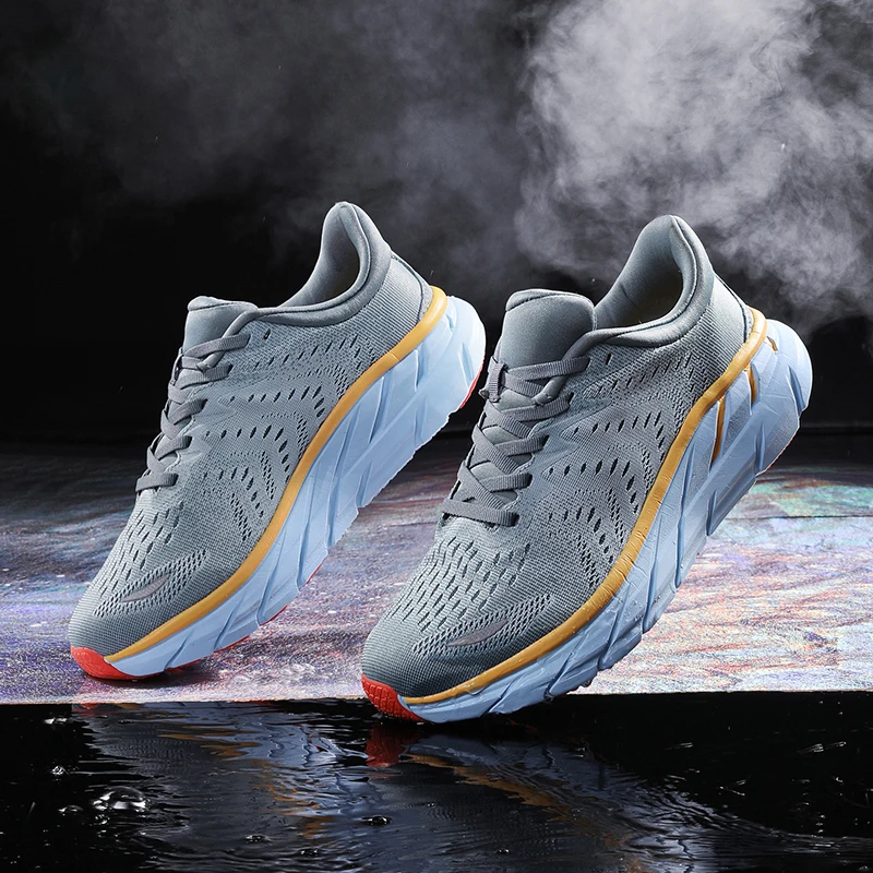 

2026Marathon Sports Running Shoes Men Breathable Lightweight Sneakers Comfortable Athletic Nonskid Leisure Outdoor Sneakers for