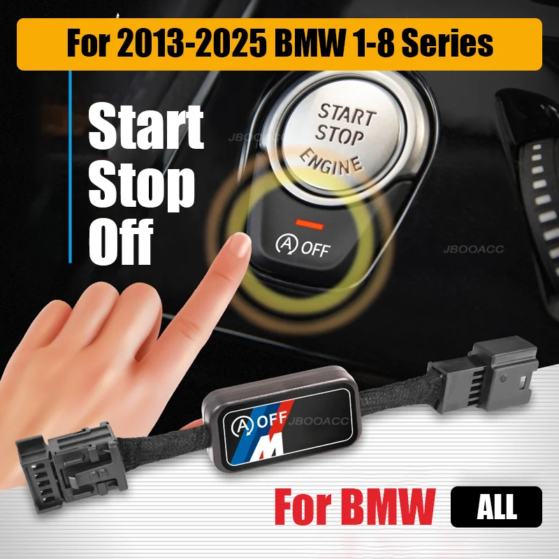 

For BMW 1/2/3/4/5/6/7/8 Series 2012-2025 Auto Start Stop Disable Canceller Car Modification Accessories Car Start Stop Off Cable