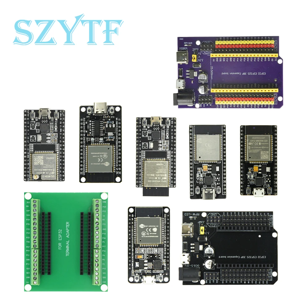 ESP32 Development Board WiFi+Bluetooth Ultra-Low Power Consumption Dual Core ESP-32 ESP-32S ESP 32 Similar ESP8266