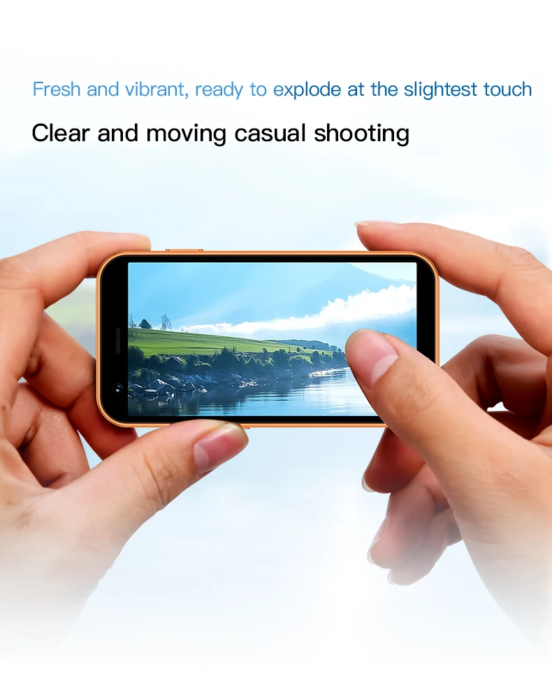SERVO Mini Android Smartphone 3.0" Touch Screen 3G Dual SIM 2GB+16GB Face Unlock HiFi Sound WiFi Hotspot GPS Pocket Mobile Phone