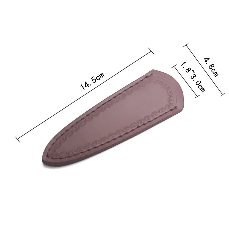 Swayboo-Funda de cuero de vaca para cuchillo, juego de herramientas para cimitar incienso