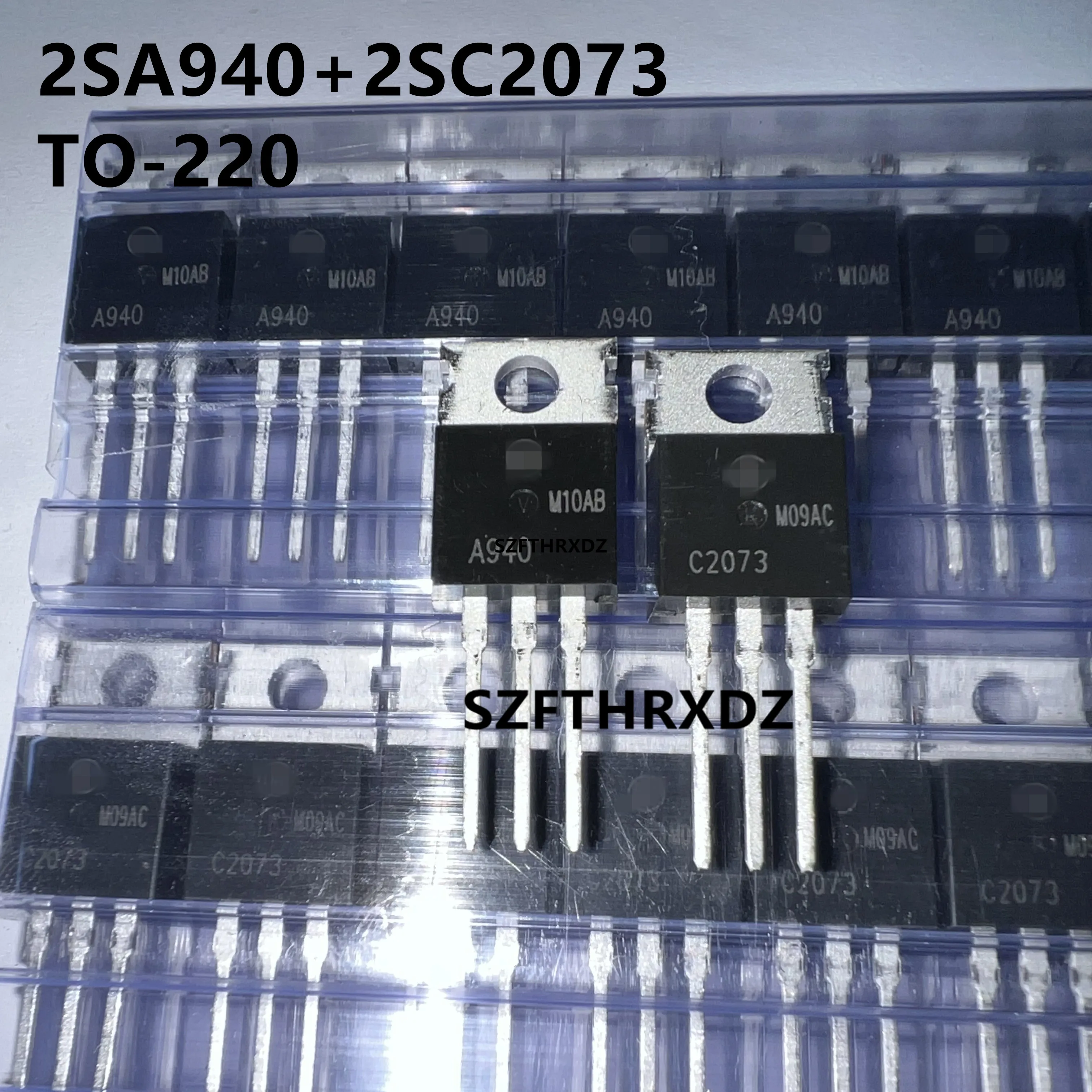 SZFTHRXDZ  10sets 100% New Original 2SC2073+2SA940 C2073 A940 TO-220 Audio Power Amplifier Transistor