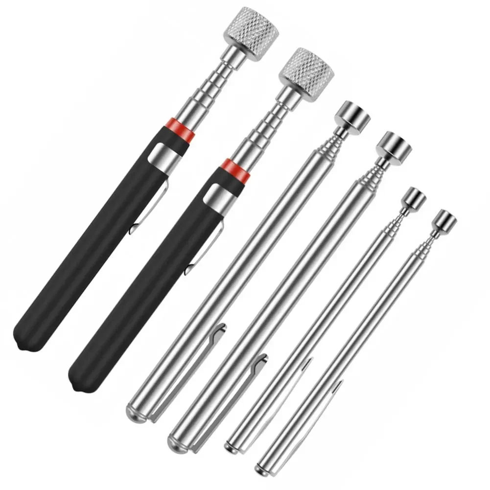 Telescopic Magnetic Pickup Tool With Strong Magnet For Retrieving Metal Objects In Tight Spaces For Home Garage And Workshop