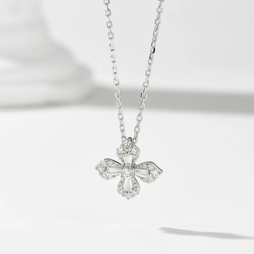 Withered 925 Silver Fashionable And Simple Collarbone Chain Necklace Jewelry Necklace Necklaces For Women