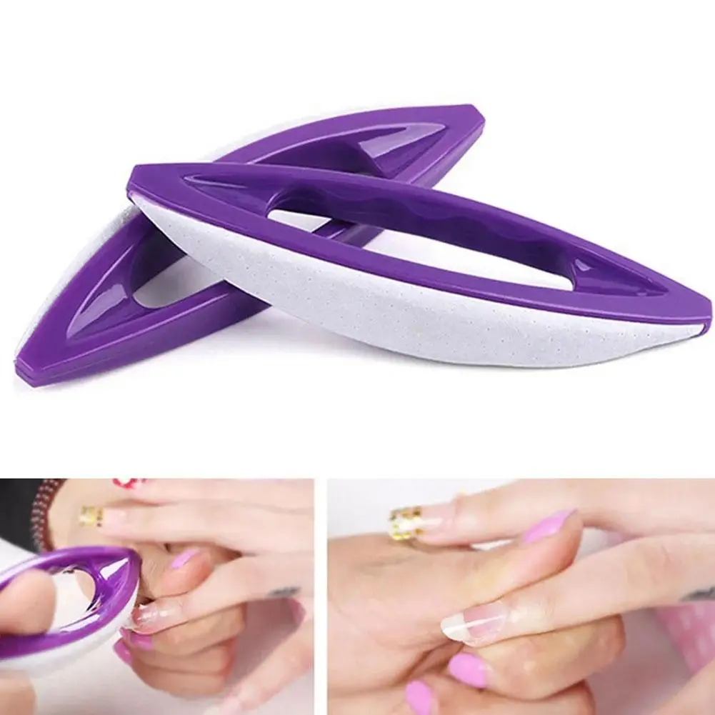 Nail Buffer Polijsten Waxen Bestand Polish Tool Gemaakt Van Het Schapenleer Voor Nail Art Buffing Manicure Nailfile Gereedschap R9Q2