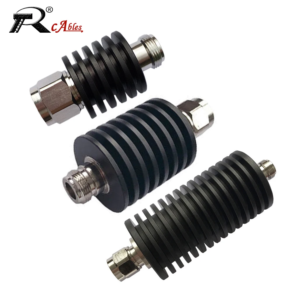 

1PC RF Coaxial Fixed Attenuator Frequency 5W 10W 15W 25W 30W 50W 100W DC-3GHz 4GHz Fixed Coaxial Attenuation RF Accessories