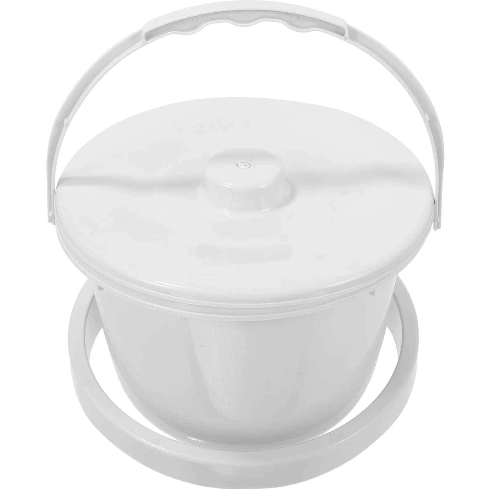 

Hanging Trash Can With Fixed Ring Thickened Waste Container For Beauty Salon Tattoo Storage Cart Mounting Bucket