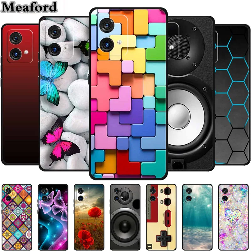 For Motorola Moto G84 G54 5G Case Luxury TPU Soft Silicone Phone Back Cover for Moto G54 MotoG84 Protective Shockproof Fundas