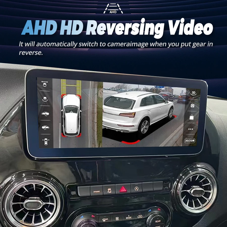 12.3inch Navigation Head Unit For Mercedes Benz Vito 116 W447 2014-2022 Android Auto Radio Car GPS Multimedia Player Stereo DSP