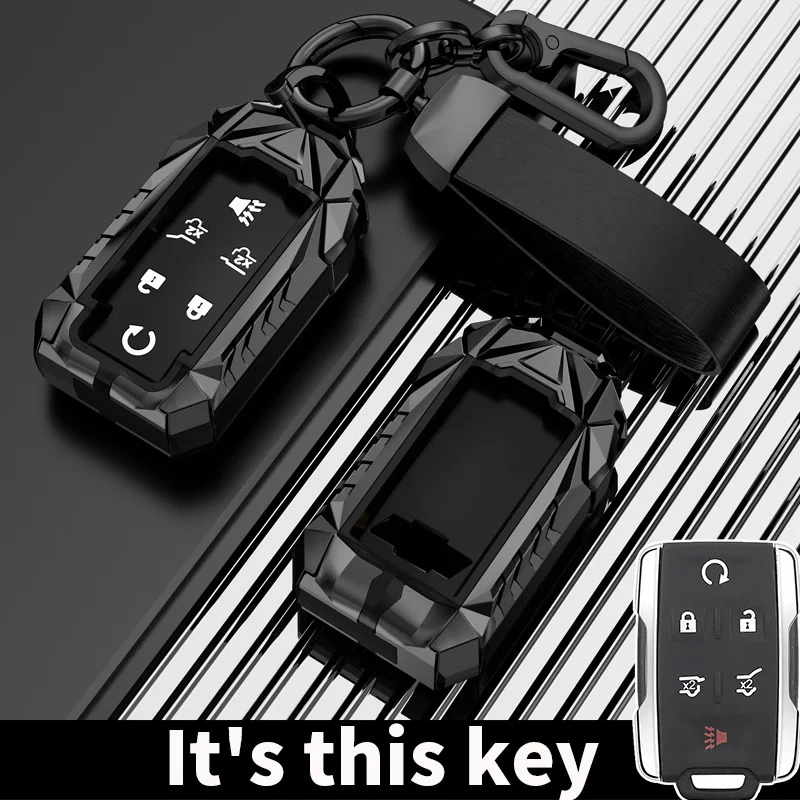 Autoschlüsselhülle für Chevrolet Colorado Silverado 1500 2500HD 3500HD GMC Yukon Sierra Canyon Remote Key Protecor