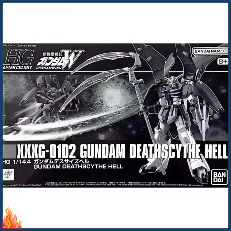 

Bandai Original Model Kit HGUC 1/144 GUNDAM DEATHSCYTHE HELL Anime Action Figure Assembly Model Toy for Boys Gifts Ornaments