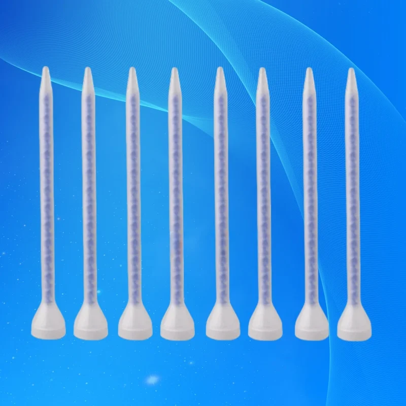 Free Shipping 5pcs ME05-24 Plastic Nozzles Duo Pack Epoxies Silicone Mixing Tube Resin Static Mixer For AB Glue Mix