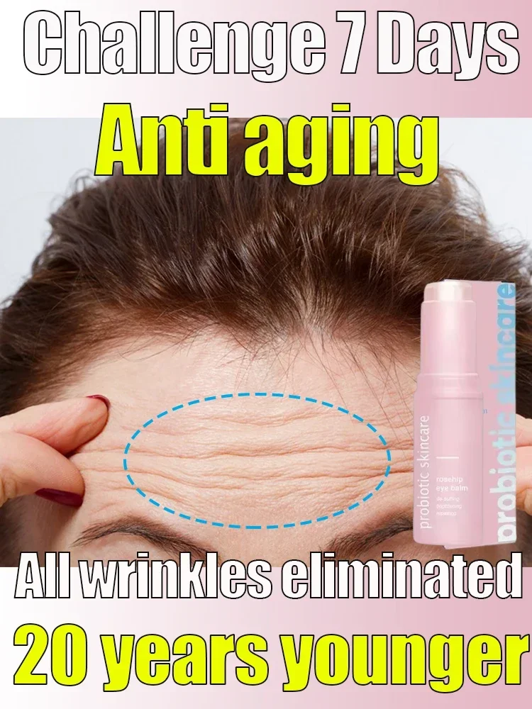 Facial Anti-Wrinkle Stick Fade Fine Lines Anti-Aging Whitening Moisturizing Remove Freckles Brighten Facial Skin Care