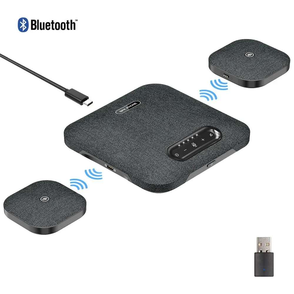 Wireless Conference Microphone System For PTZ Camera, Boundary Array With Noise Cancellation, 50m Range