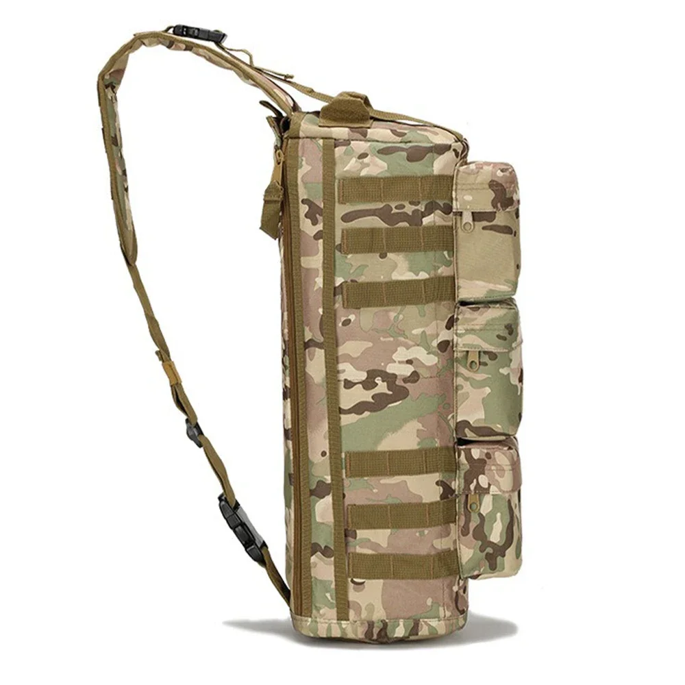 Tactical Outdoor Bag Multifunction Backpack Chest Bag Camo Waterproof Sports Training Camping Fishing Bag Crossbody