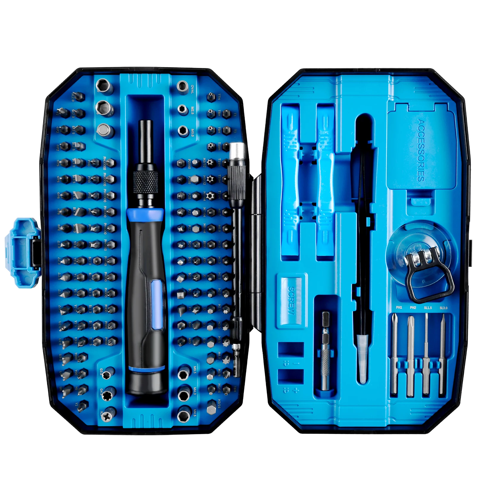 1/4 sets Precision Screwdriver Set 152 in 1 Screw Drivers Hand Tool Kit with 140 Bits Electronics Tool Repair Kit