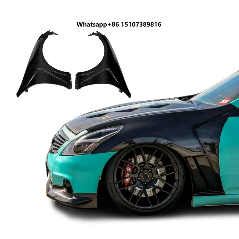 For2007-2013  G37 Four Door Edition Carbon Fiber Leaf Panel Automotive Special Carbon Fiber Front Bumper Side Fender
