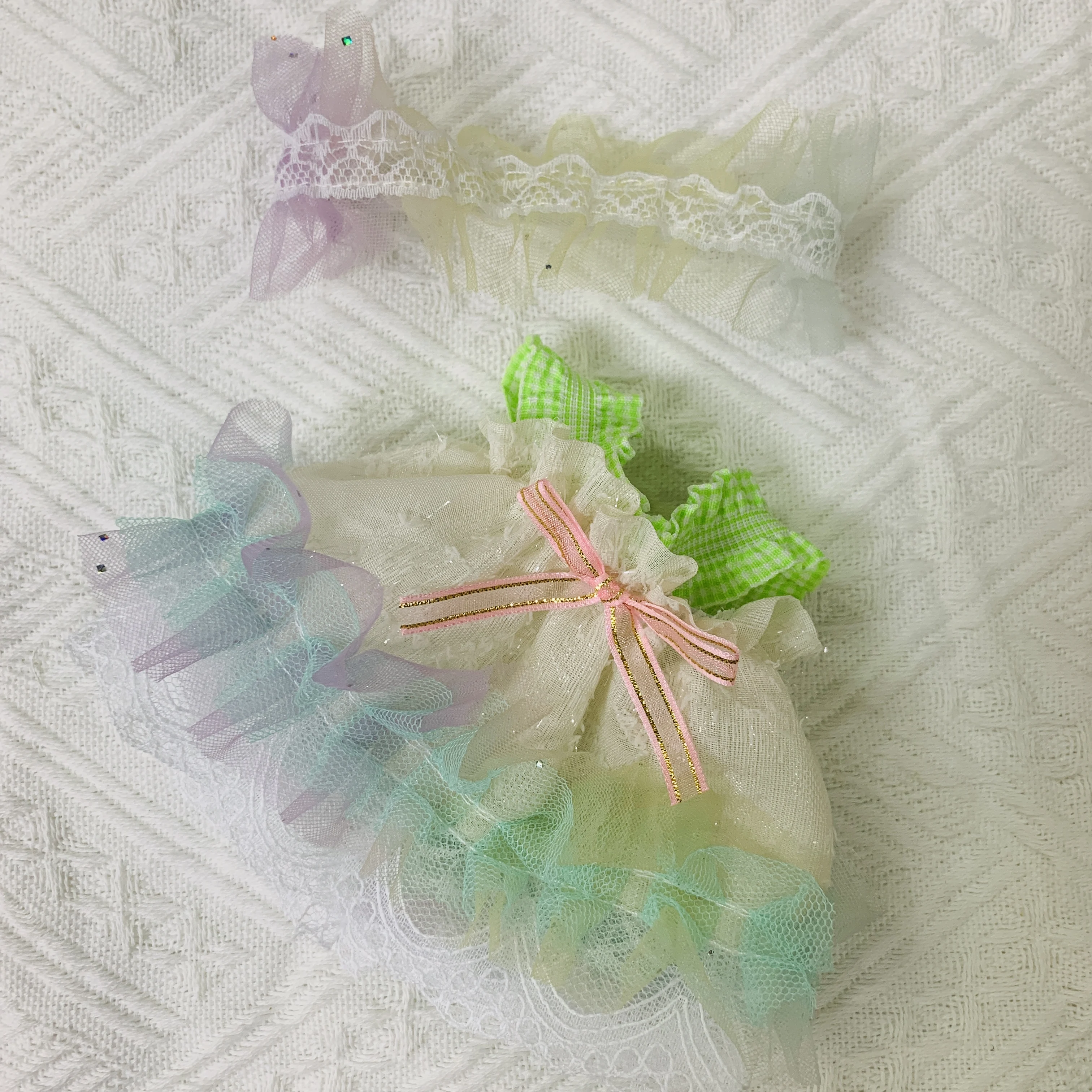 زي دمية LA BUBU مقاس 17 سم (الدمية غير متضمنة) ملابس LA BUBU، مجموعة فساتين متدرجة رائعة ولطيفة من LA BUBU، ملحقات LA BUBU #5