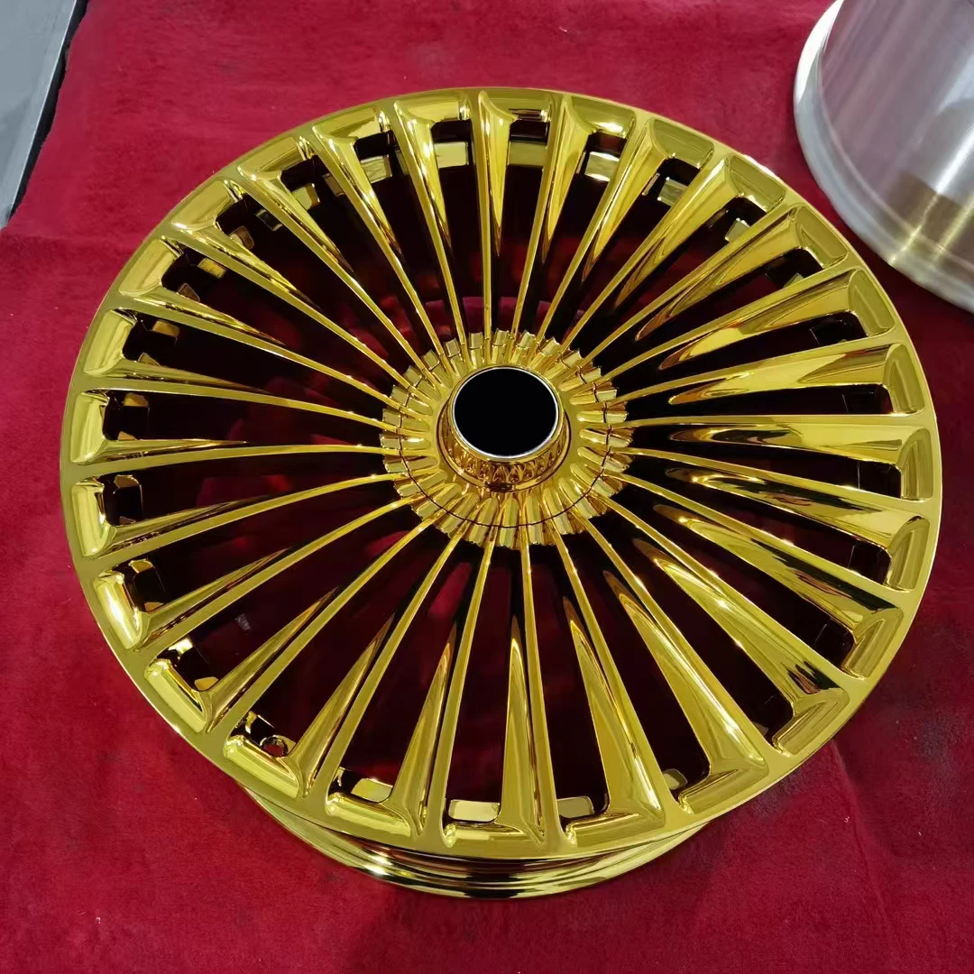 عجلات مزورة لسيارة Mercedes Maybach S Class GLS 600 W222 W221 W140 18 19 20 21 22 24 بوصة جنوط عجلات مصنوعة من خليط معدني مخصصة #2