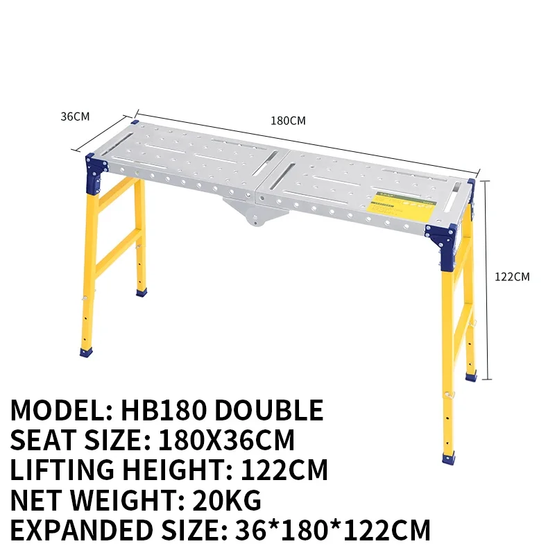 Metal Welding Table Folding 500KG Load Capacity Heavy Duty Steel Construction Workbench for Welding Adjustable Height