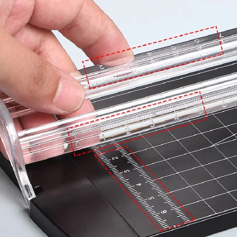 Portable Mini Manual A4 Photo Paper Trimmer Small Artifact Manual Sliding Photo Paper Cutting Knife