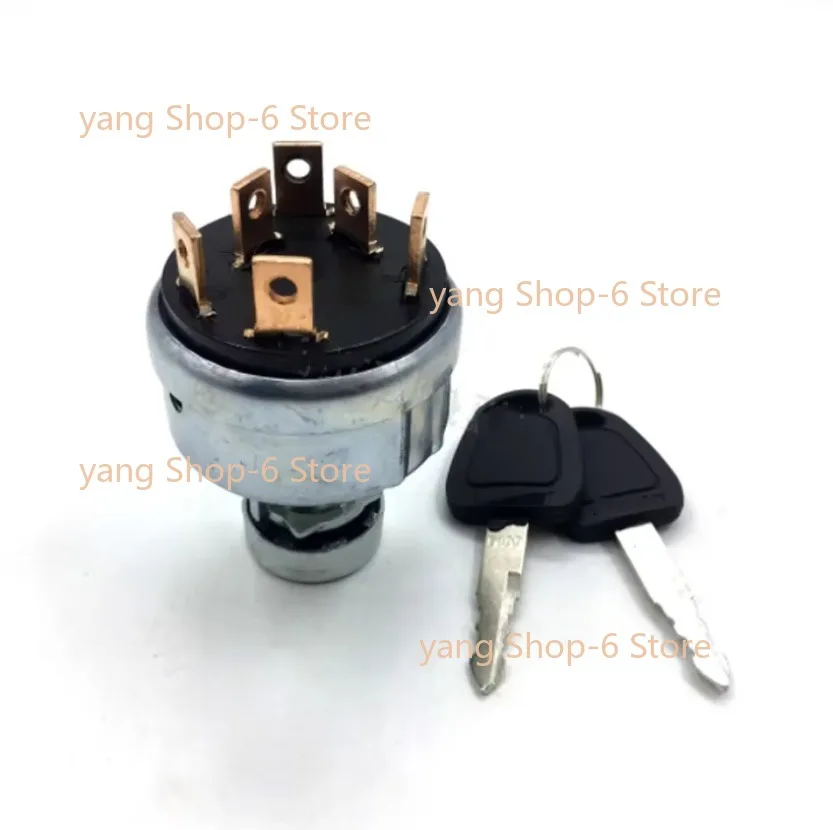 For Doosan Daewoo 55/60/150/220/225-7-9 Excavator Ignition Switch Start Electric Door Lock Brand New Excavator Accessories