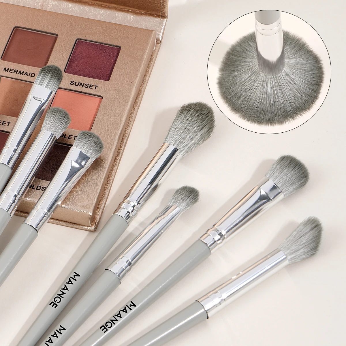 MAANGE 20PCS Pro pennelli per trucco Set Soft Detail Foundation Contour Blush Eyeshadow Brush strumenti di bellezza delicati sulla pelle per i viaggi