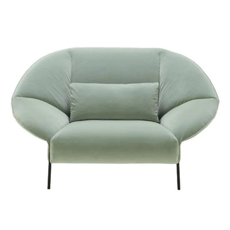 

Italian minimalist fabric sofa leisure sofa living room hotel creative single sofa