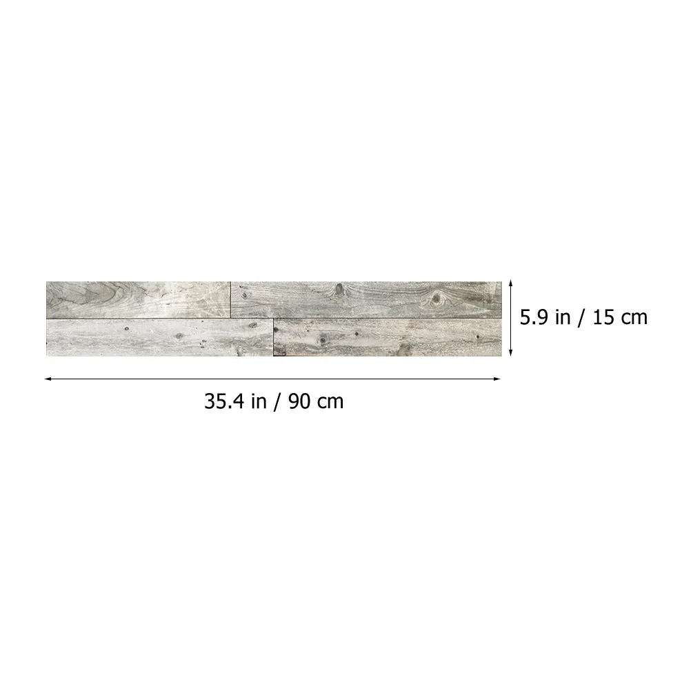 5Pcs Self Adhesive Peel and Stick Floor Tiles Wood Grain PVC Floor Sticker Planks Removable Vinyl Flooring Decals for Bedroom