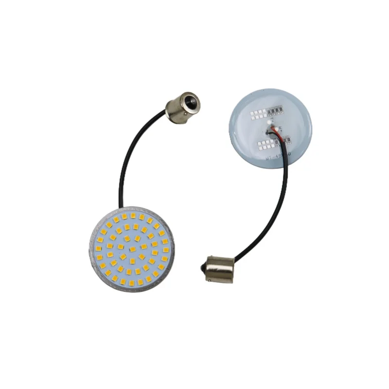 할리 투어링 일렉트라 글라이드 CVO 오토바이용 오토바이 LED 방향지시등 2인치 불릿 리어 브레이크 라이트