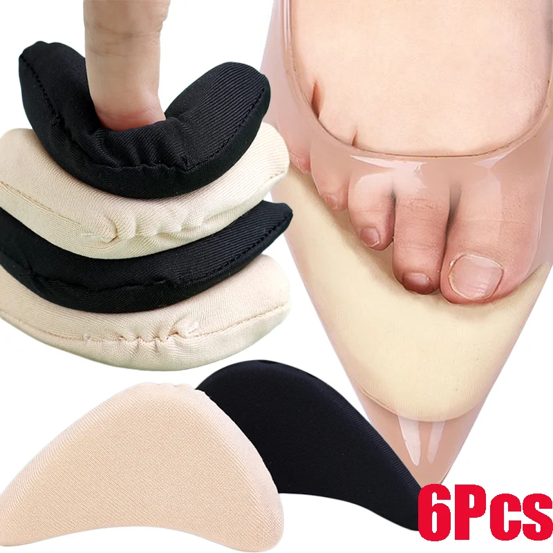 

Sponge Forefoot Insert Pads Women Pain Relief High Heel Insoles Toe Plug Half Sponge Feet Filler Cushion Anti-Pain Adjust Pads