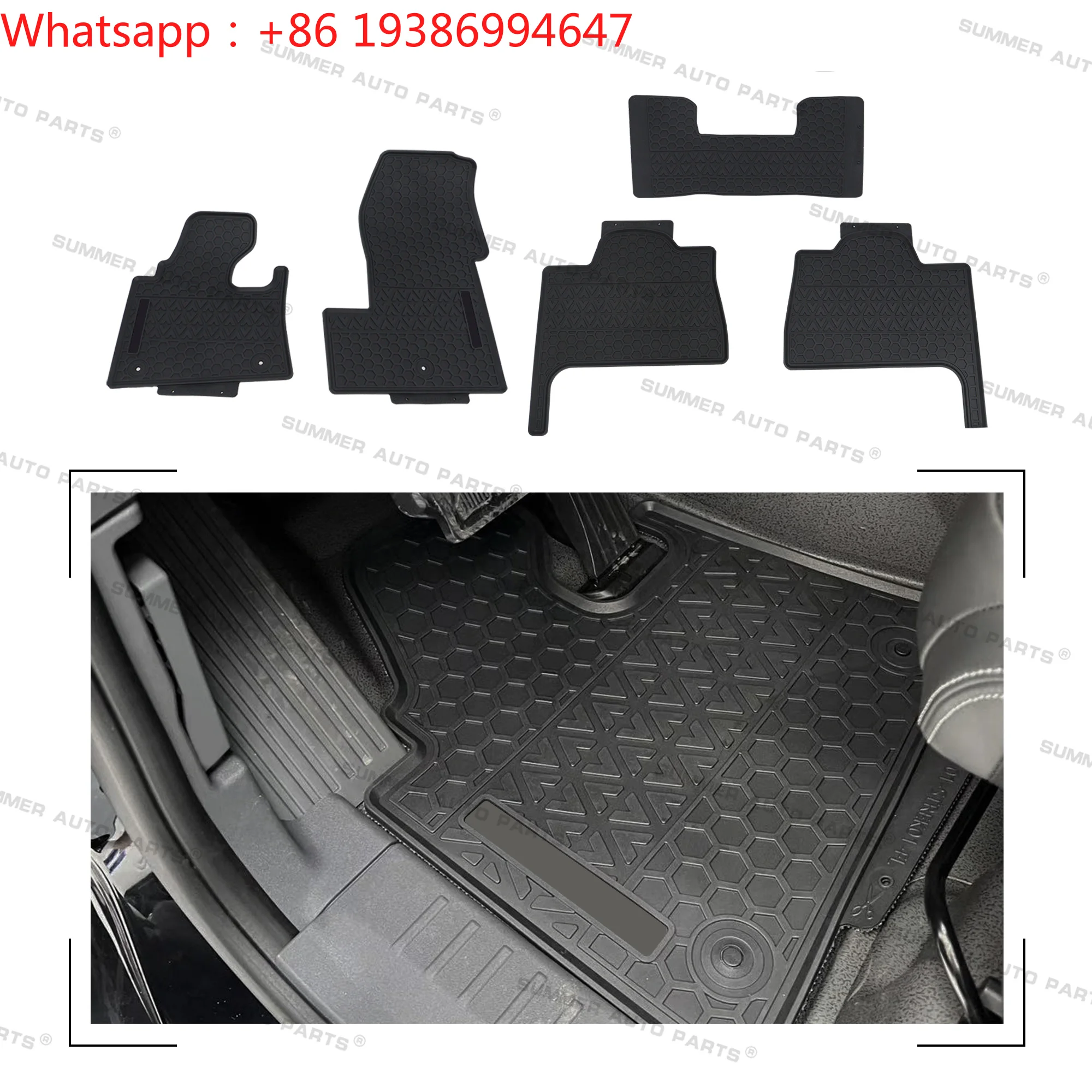 For Custom Car Mats 5 Pieces Universal Foot Pad Carpet Car Floor Mats Accessories for Ineos Grenadier
