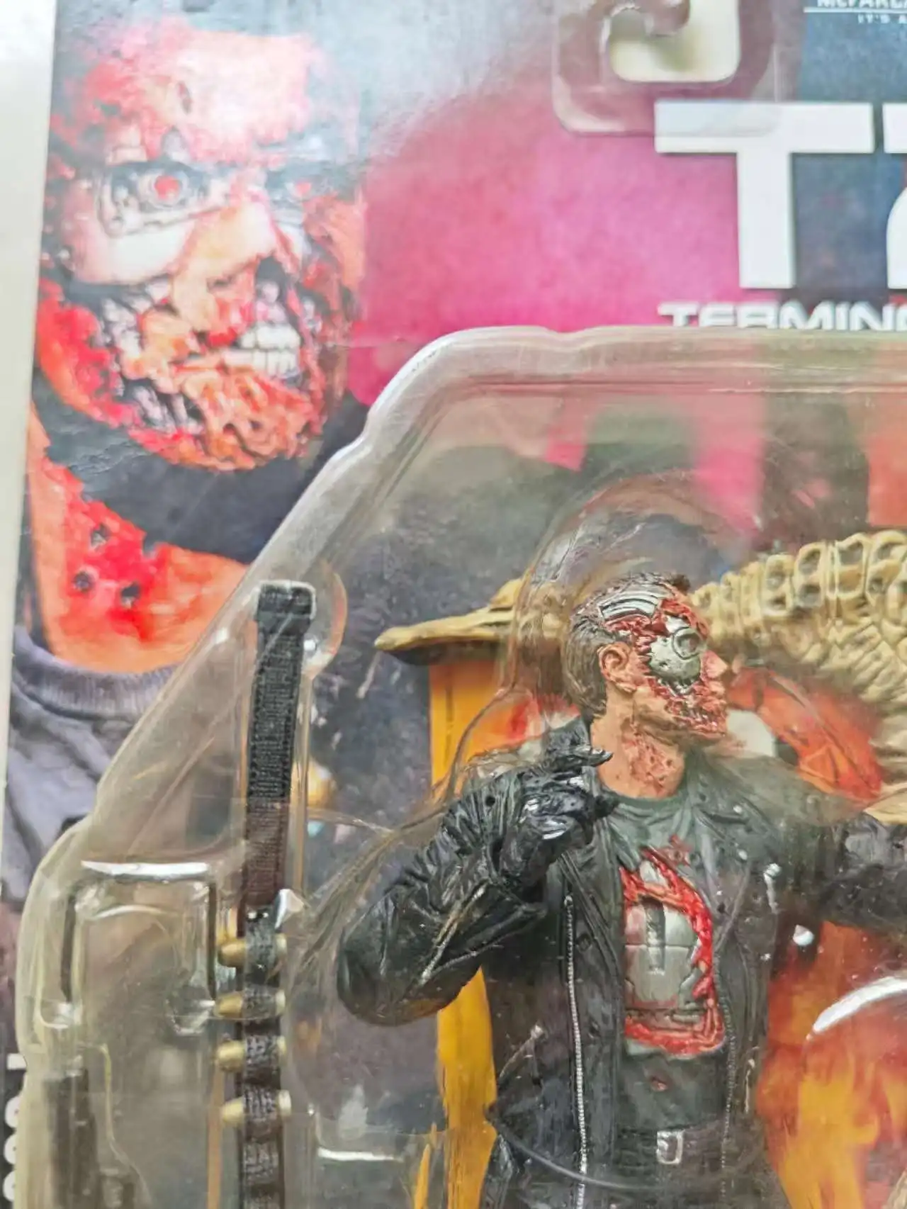 2001 McFarlane T-800 Series 4 Terminator 2 T2 Action Figure Movie Maniacs Arnold Schwarzenegger Rare Vintage