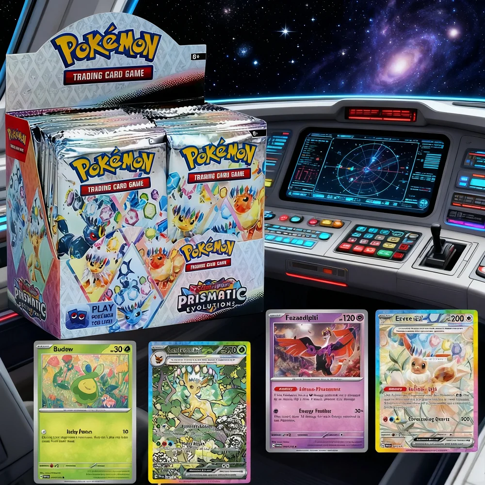 

Призматические обороты, 360 шт., карта покемонов, путешествие вместе, Stellar Crown 151, ультрапризма, английский усилитель, боевая транзакционная карта