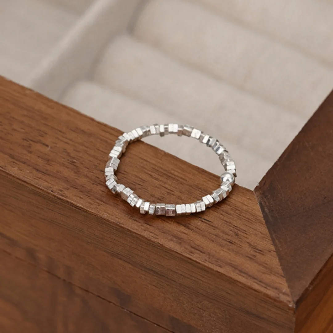 

DUTRIEUX New Fashion 925 Sterling Silver Open Finger Ring Tassel Chain Circle For Women Girl Handmade Party Jewelry Gift 2025