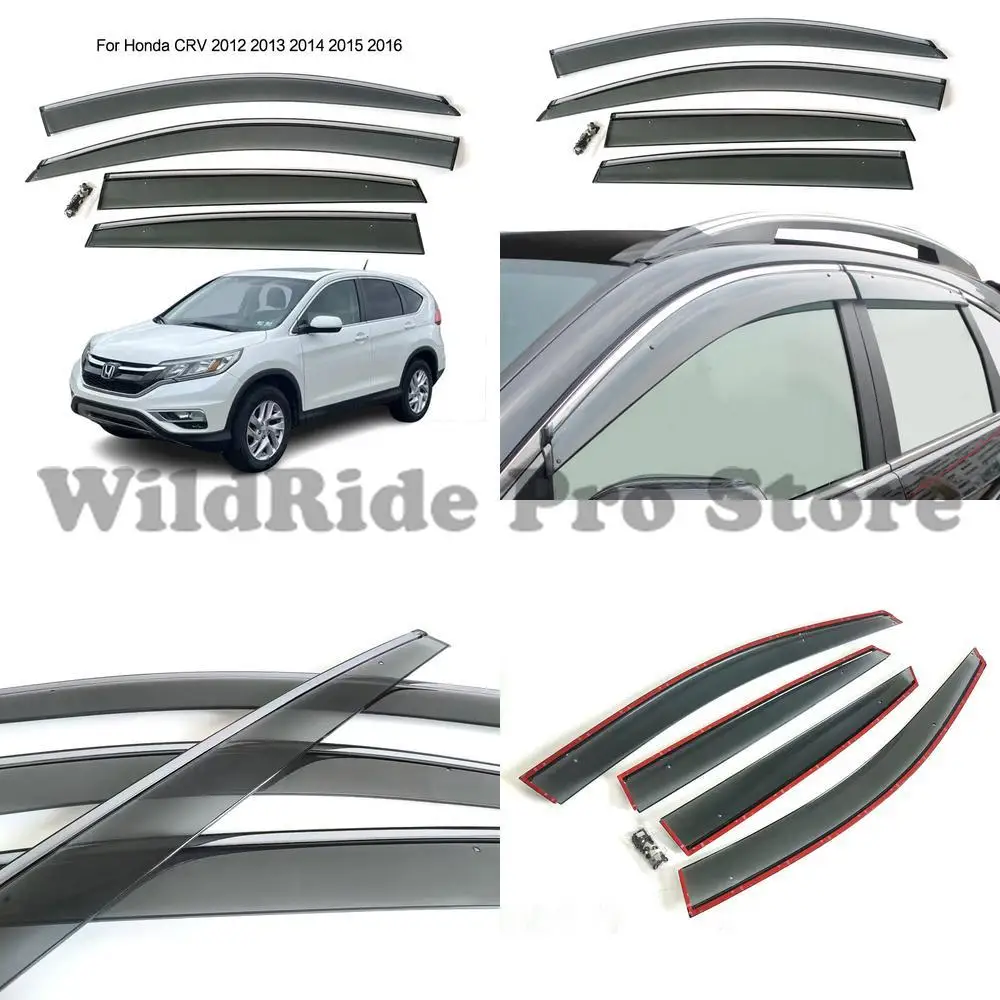 

1 set OEM For Honda 2012-2016 CRV Rain Visor Molded Rain Deflector Heavy Duty Window Rain Guard Drop Shipping