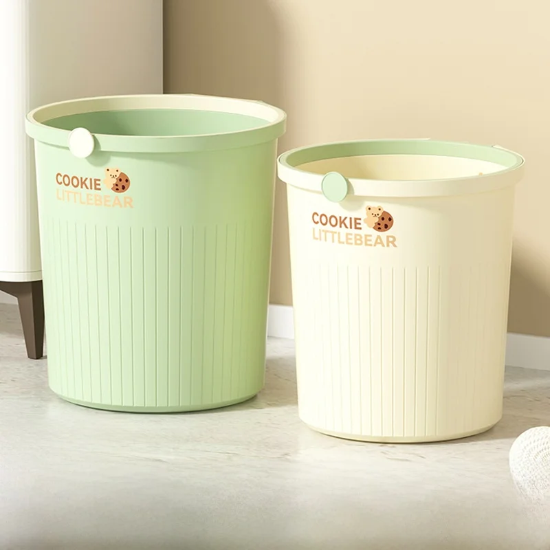 

Large Capaci Tra Can 6L for Living Room Bedroom Batoom Kitchen Office Home Use Big Size No Cover Long Tube ape