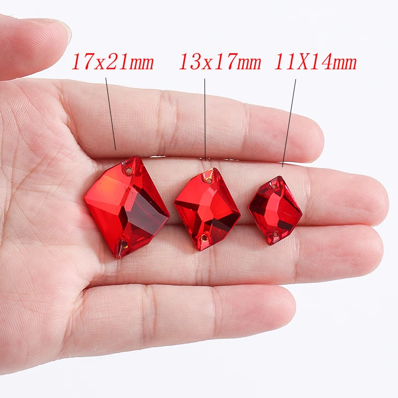 Sew On Rhinestone K9 Glass Crystal Stone Flatback For Sewing Strass Dress Clothes Decoration Beads Jewelry Making Stone