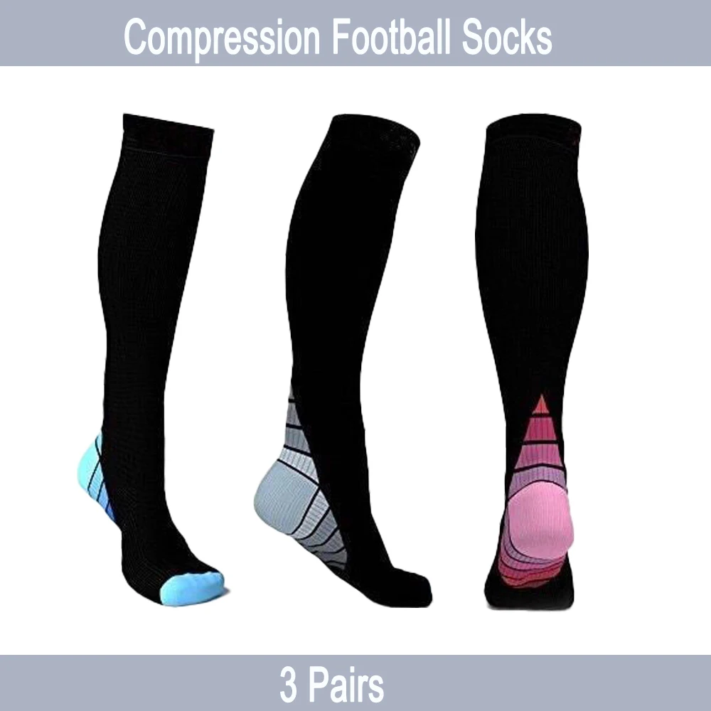 

Copper Compression Socks (3Pairs) Women & Men Circulation Compression Socks Best for Medical,Running,Athletic
