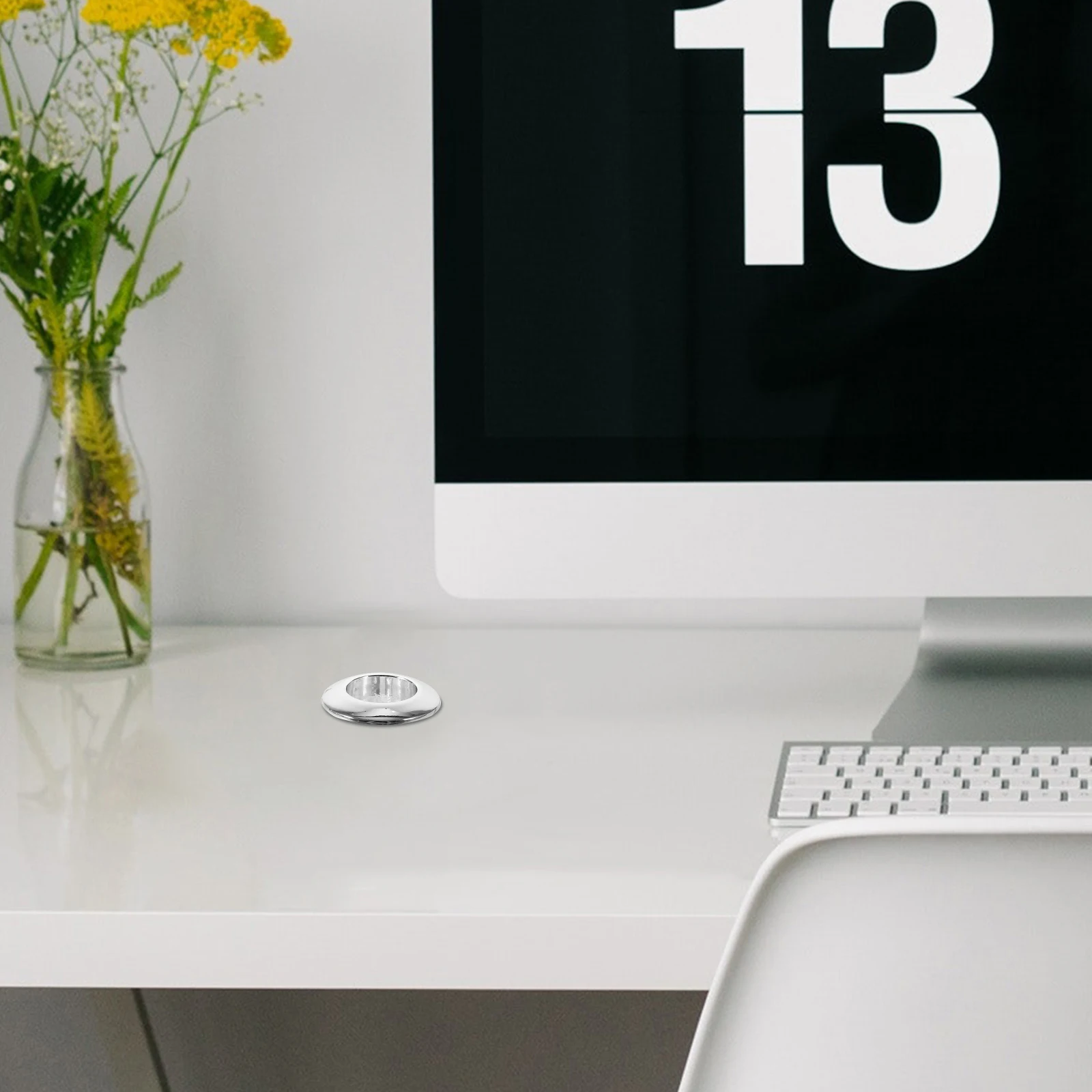 

10Pcs Cable Hole Covers Desk Grommets Wire Organizer Cord Hole Covers for Computer Desk Office Furniture Cable Grommet