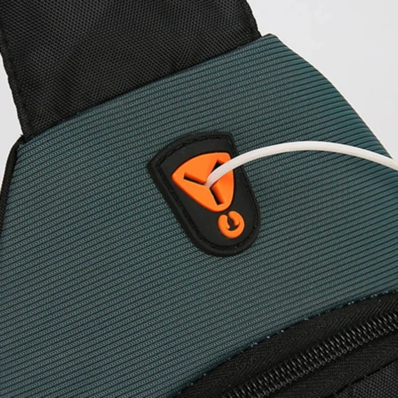 Wasserdichte Sport-Umhängetasche für Herren, Outdoor-Wander- und Fahrrad-Schulter-Brusttasche, lässiger Reise-Sling-Rucksack. – Detail 7