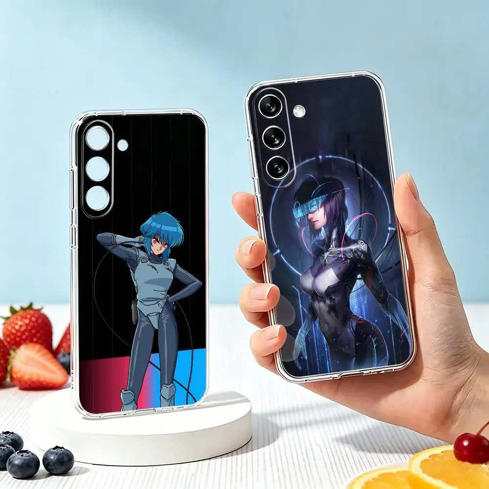 Coque de téléphone Ghost in the S-Shell Anime, en Silicone Transparent et souple, pour SamsungA10,12,20,21S,30,31,40,50,51,52,70,71, cadeau