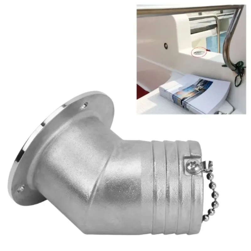 

Angled Boat Deck Fill Cap 316 Stainless Steel Marine Deck Water Fuel Fill Cap