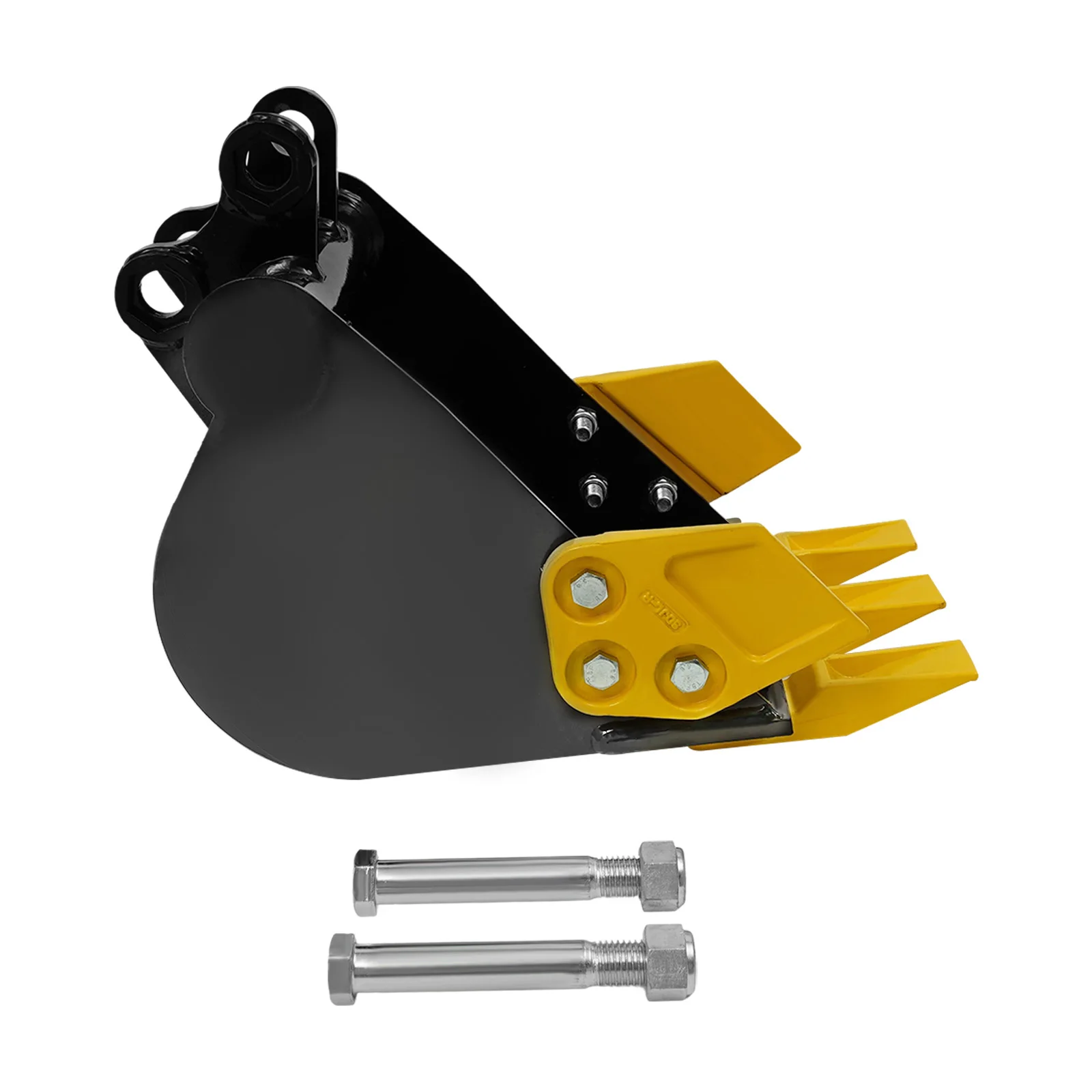 ملحقات دلو الحفر للحفارة الصغيرة، دلو حفارة صغير مع 3 أسنان معدنية، مادة فولاذية المنغنيز Q235B #5