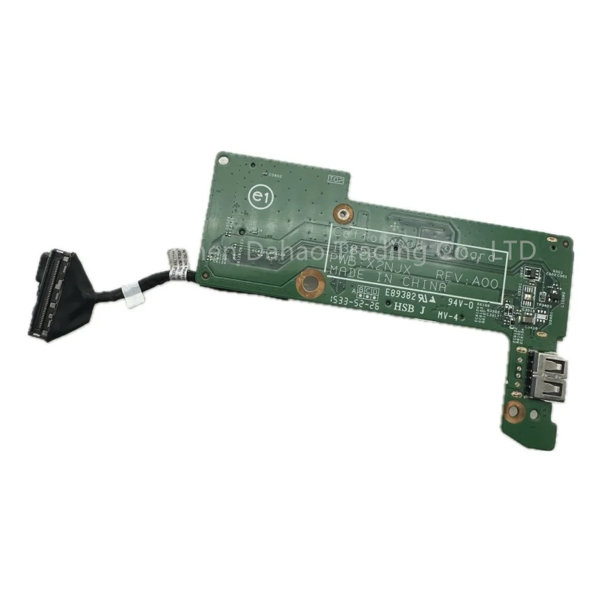 Placa do leitor de cartão USB e SD, cartão IO de algodão, Dell Inspiron 13, 7347, 7348, 7352, CN-0R6NGM 0R6NGM, 0R6NGM, 13853-1, PWB:X2NJX