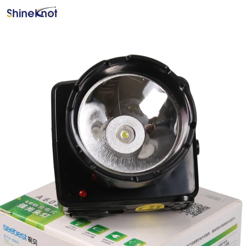 SHINEKNOT LED Portable Headlight Strong Light Long-Range Lightweight Head Mounted Outdoor Night Fishing Rechargeable Mining Lamp view 2